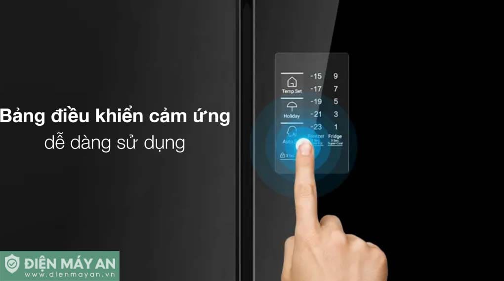 Tủ lạnh Aqua Inverter 469 lít Multi Door AQR-M536XA(GB)