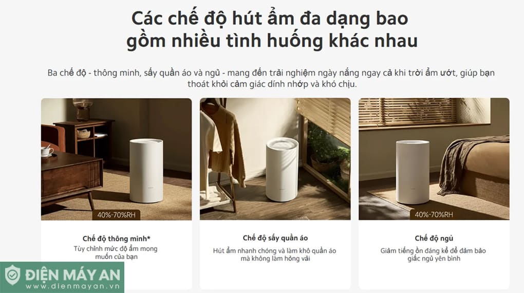 Máy hút ẩm 13L Xiaomi Smart Dehumidifier Lite EU BHR8374EU