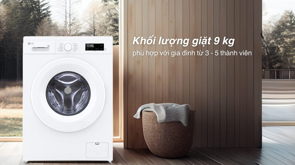 Máy giặt LG Inverter 9 kg FB1209S6W