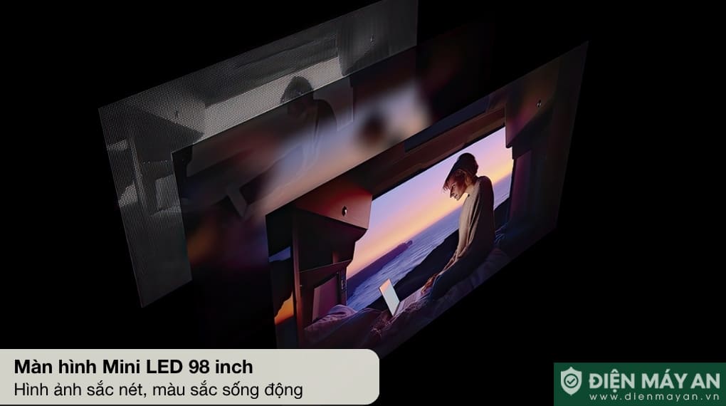 Google Tivi Mini LED Sony AI 4K 98 inch K-98XR50