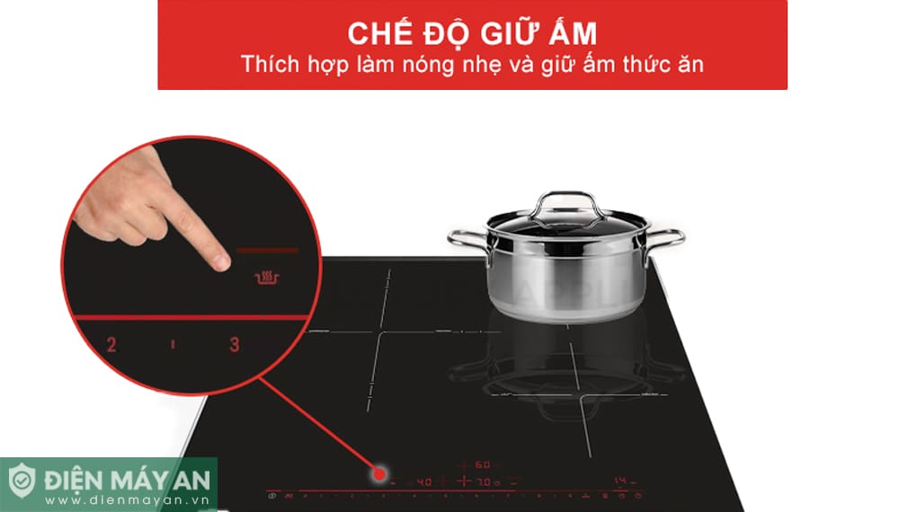 Bếp từ 3 vùng nấu âm Bosch Serie 8 PID775DC1E