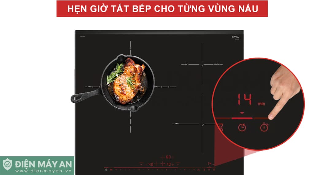 Bếp từ 3 vùng nấu âm Bosch Serie 8 PID775DC1E