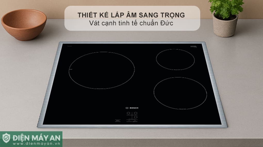 Bếp từ 3 vùng nấu âm Bosch Serie 2 PUC64RAA5E