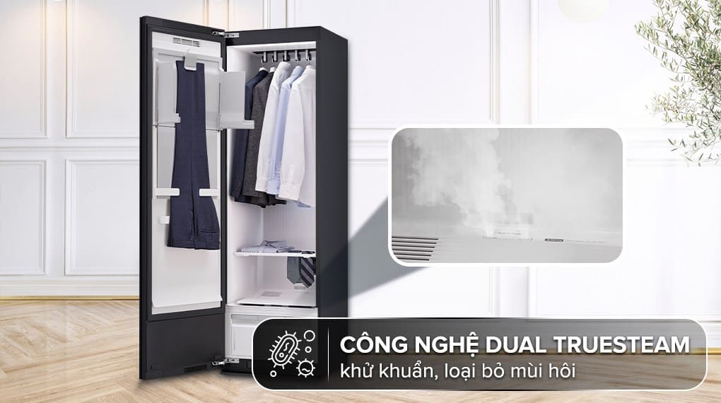 Tủ chăm sóc quần áo thông minh LG Styler Inverter 5 móc SC5GMR80H
