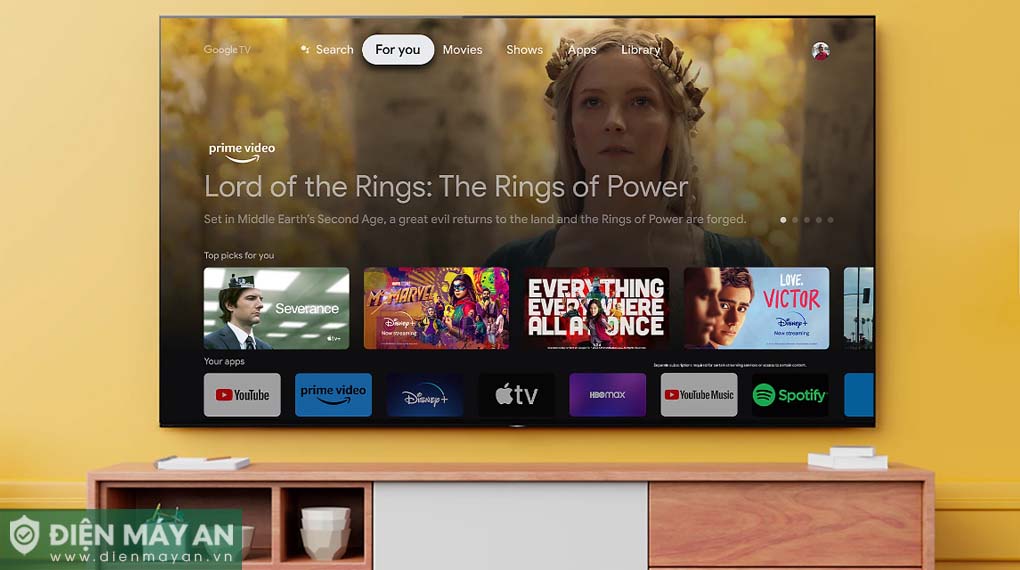 Google Tivi OLED Sony 4K 77 Inch XR-77A80L