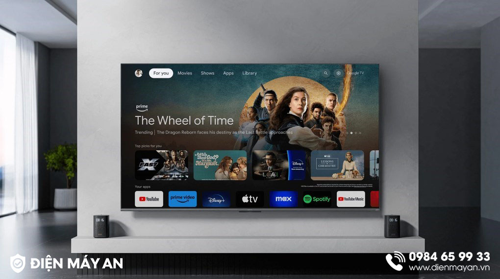 Google Tivi Xiaomi QLED 4K A Pro 43 Inch 2025 L43MA-SSEA - Bản Quốc Tế