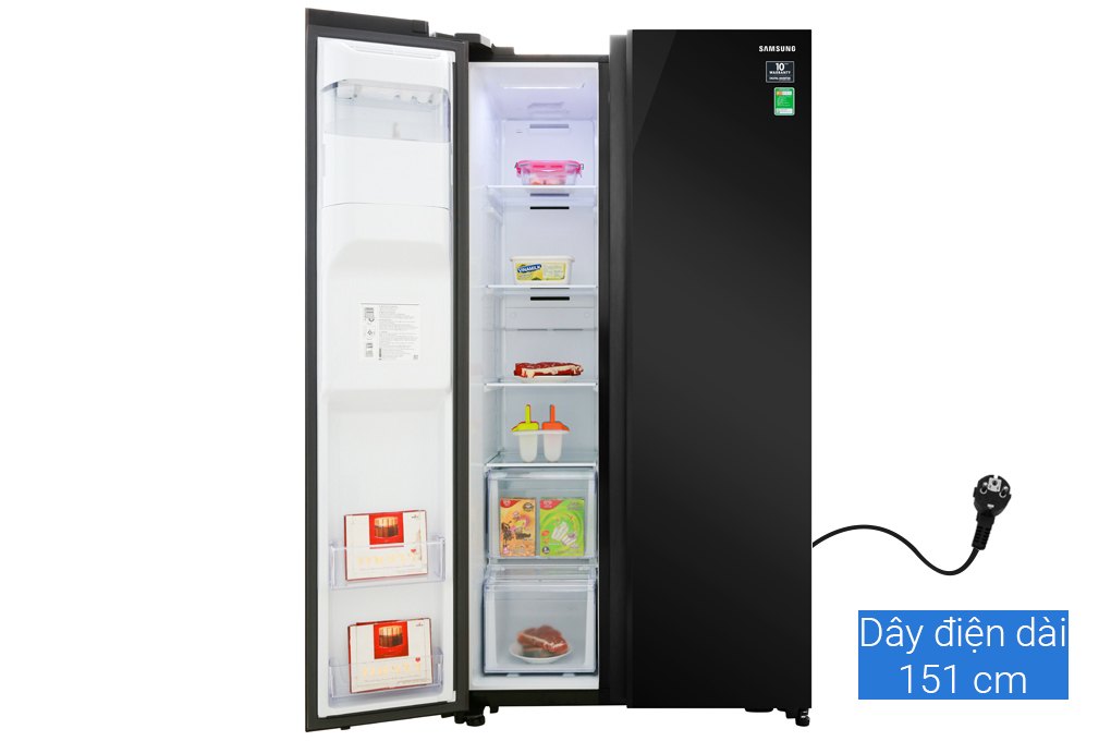 Tủ Lạnh Side By Side Samsung Inverter 635 Lít RS64R53012C/SV
