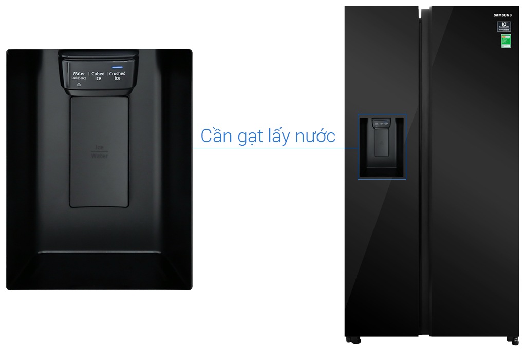 Tủ Lạnh Side By Side Samsung Inverter 635 Lít RS64R53012C/SV