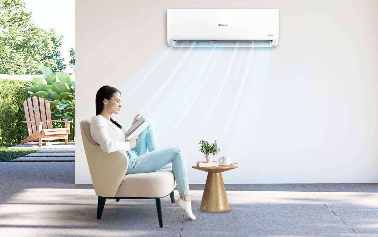 Điều hòa Casper Inverter 18000 BTU 1 chiều GC-18IS33
