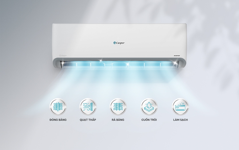 Điều hòa Casper Inverter 24000 BTU 1 chiều GC-24IS33