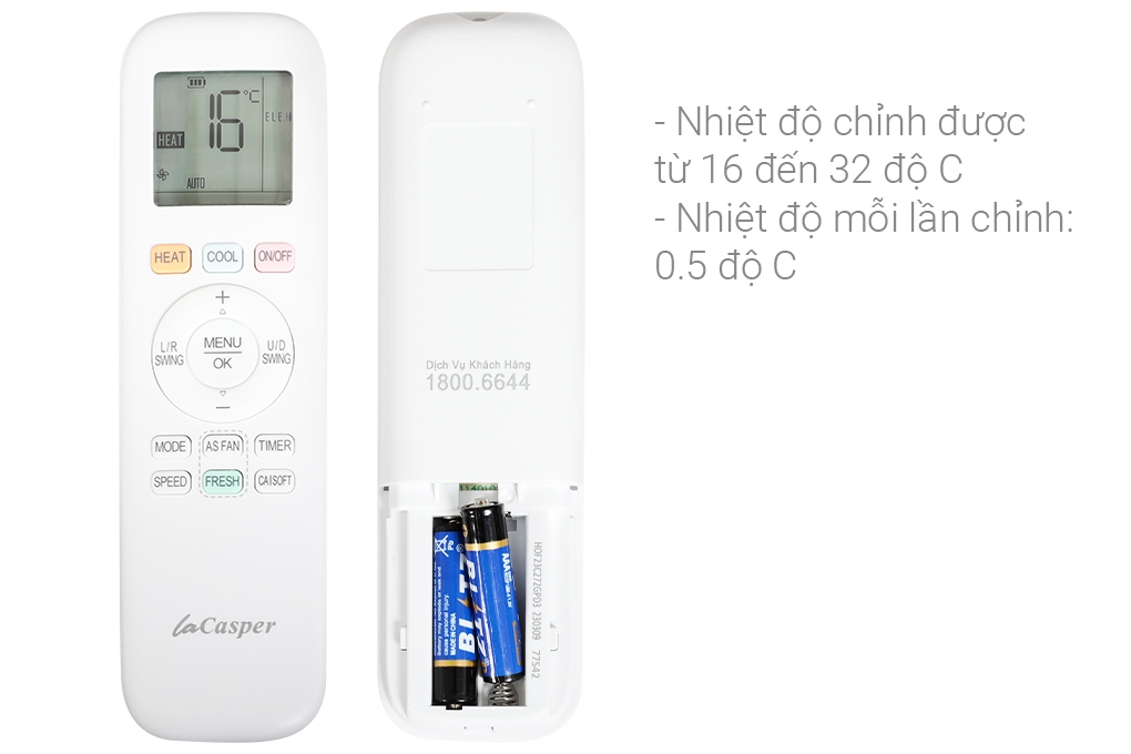 Điều Hòa LaCasper Inverter 9000 BTU 2 Chiều XH-09IF35 - Cao Cấp