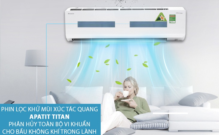 Điều Hòa Daikin Inverter 18000 BTU 2 Chiều FTXV50QVMV