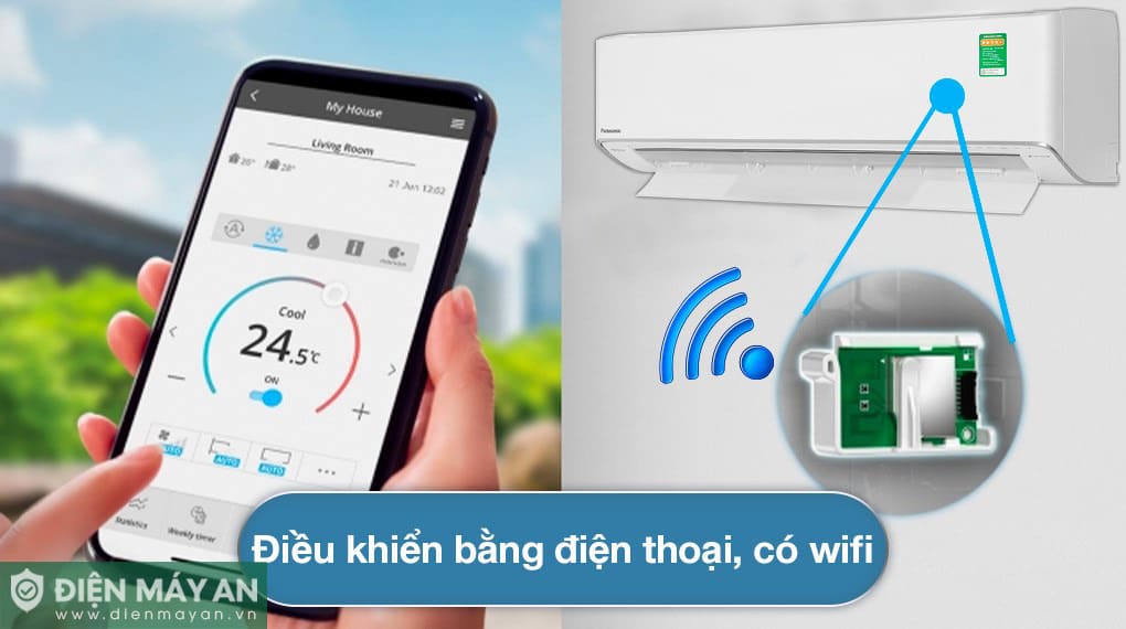 Điều Hoà Panasonic Inverter 24000 BTU CU/CS-XZ24ZKH-8