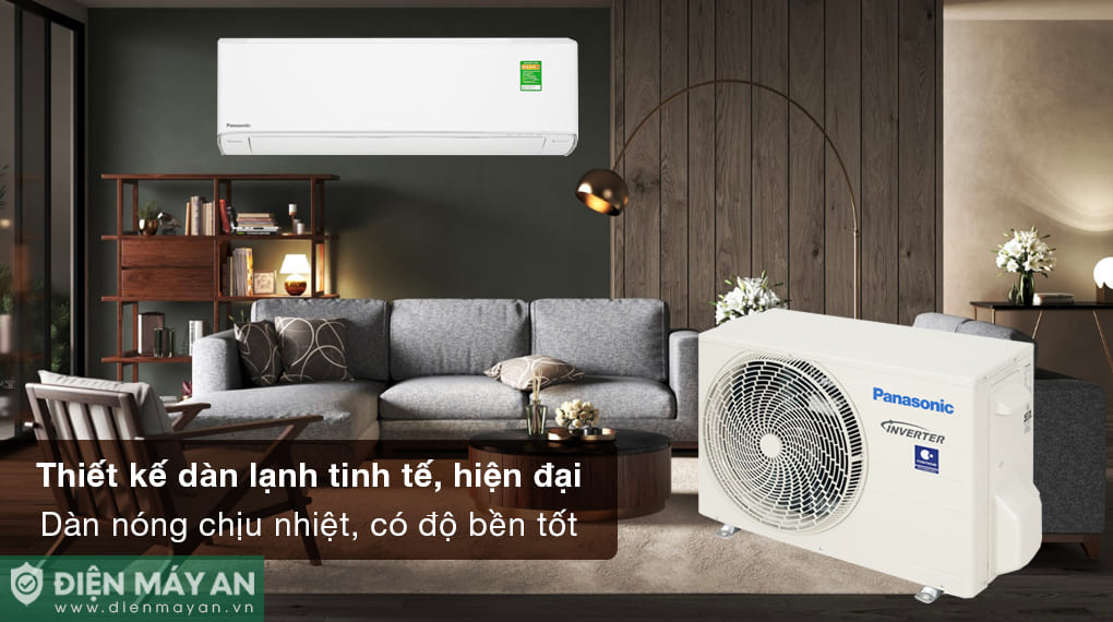 Điều hoà Panasonic CU/CS-U12BKH-8 được thiết kế sang trọng