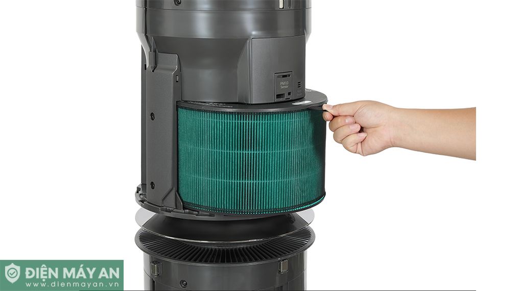 Máy Lọc Không Khí LG PuriCare 360 Alpha Double AS10GDBY0.ABAE 72W​