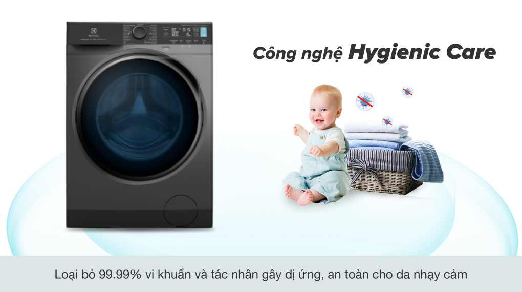Máy Giặt Cửa Trước Electrolux Inverter 11 Kg EWF1141R9SB