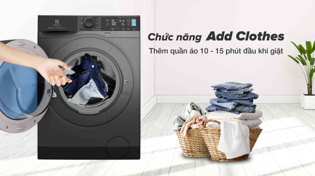 Máy Giặt Cửa Trước Electrolux Inverter 11 Kg EWF1141R9SB