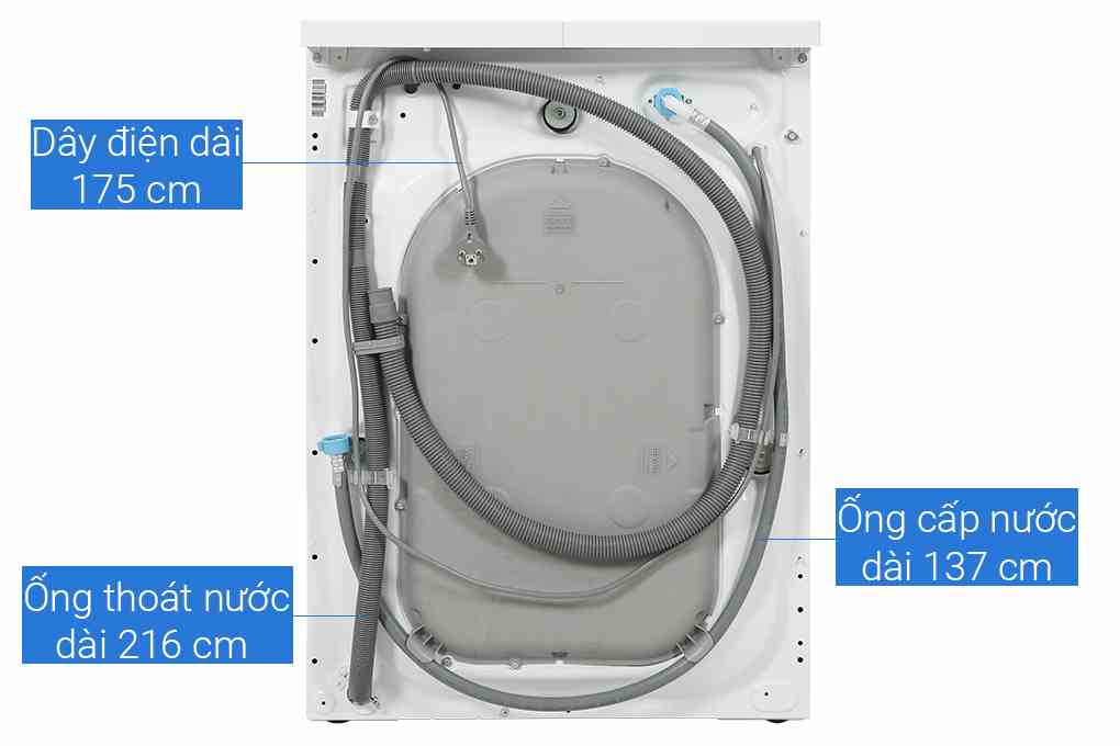 Máy Giặt Sấy Electrolux Inverter 10 Kg Sấy 7 Kg EWW1024P5WB