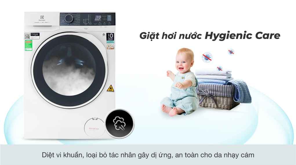Máy Giặt Sấy Electrolux Inverter 10 Kg Sấy 7 Kg EWW1024P5WB
