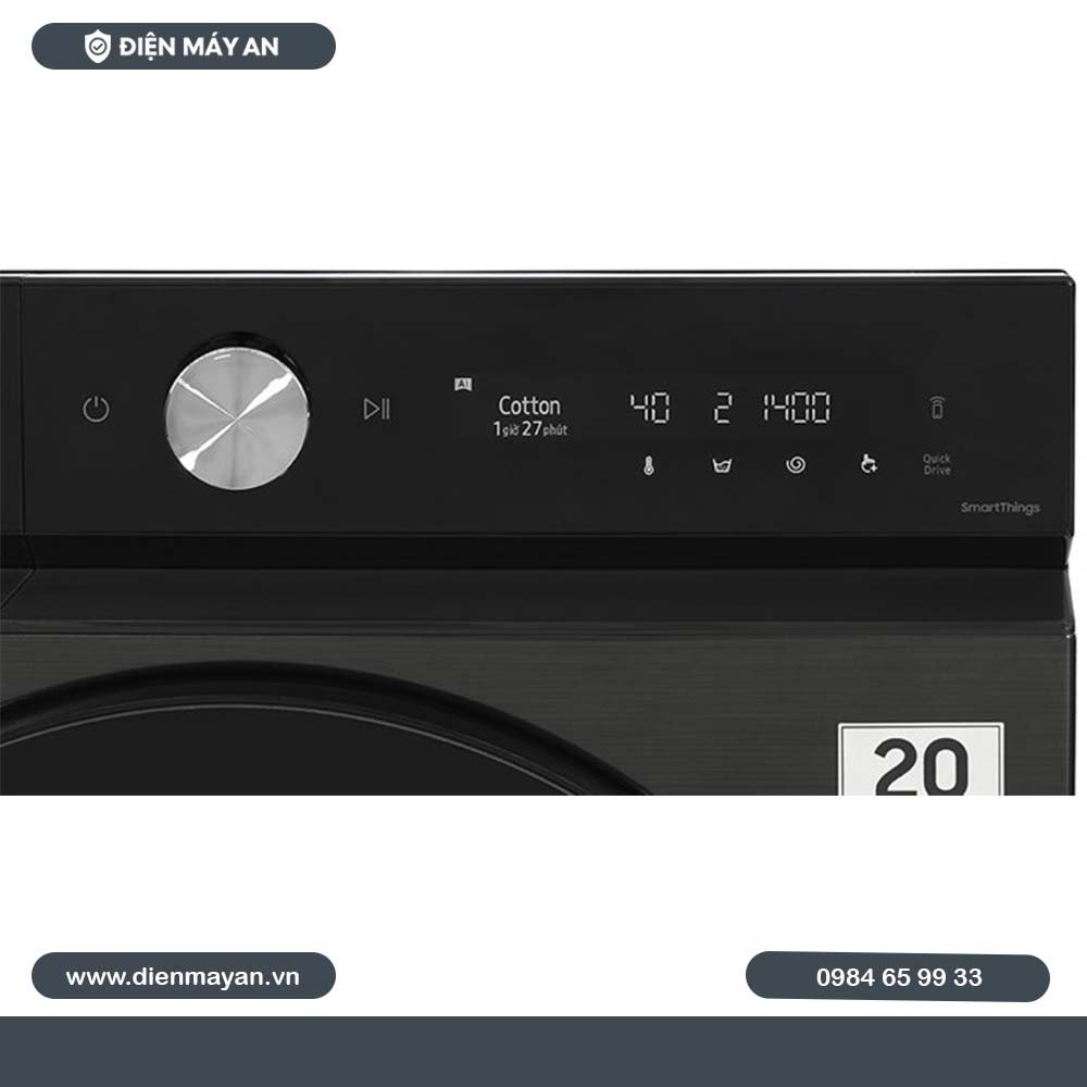 Máy Giặt Samsung Bespoke AI Inverter 14 Kg WW14BB944DGBSV