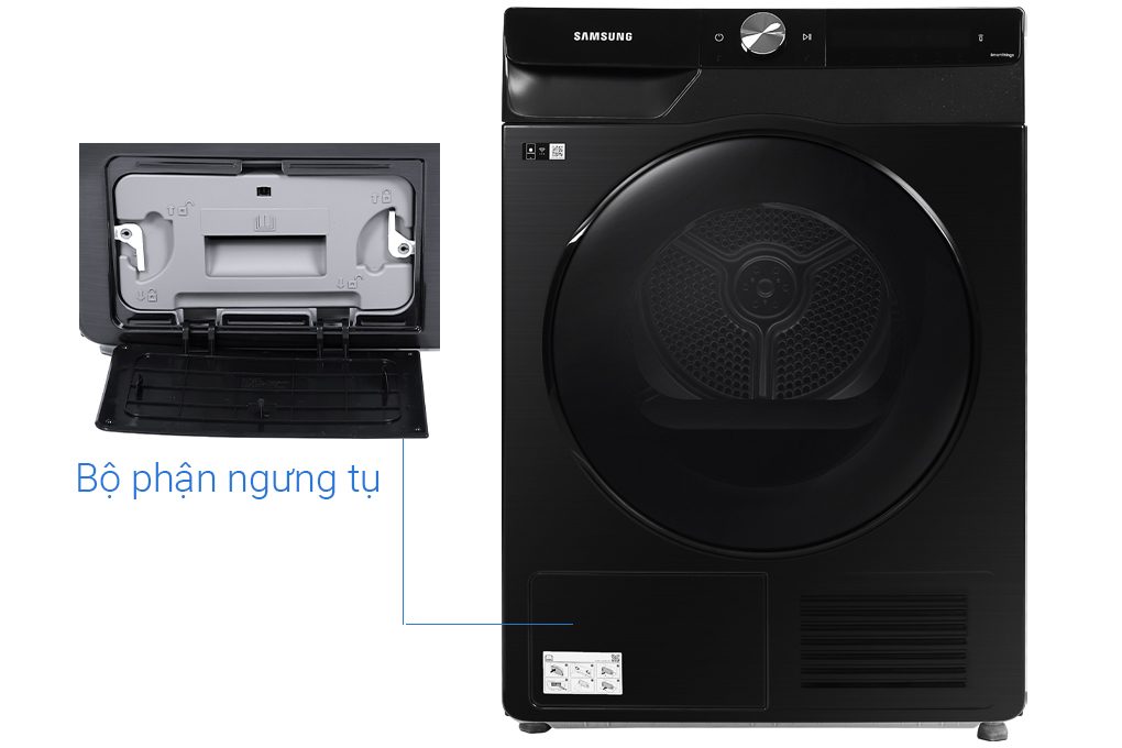 Máy Sấy Bơm Nhiệt Samsung Inverter 9 Kg DV90T7240BB/SV