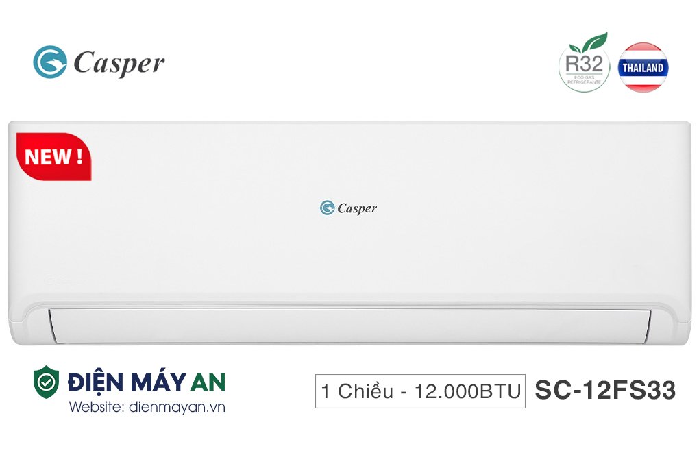 Điều Hòa Casper 12000 BTU 1 Chiều SC-12FS33 Giá Tốt