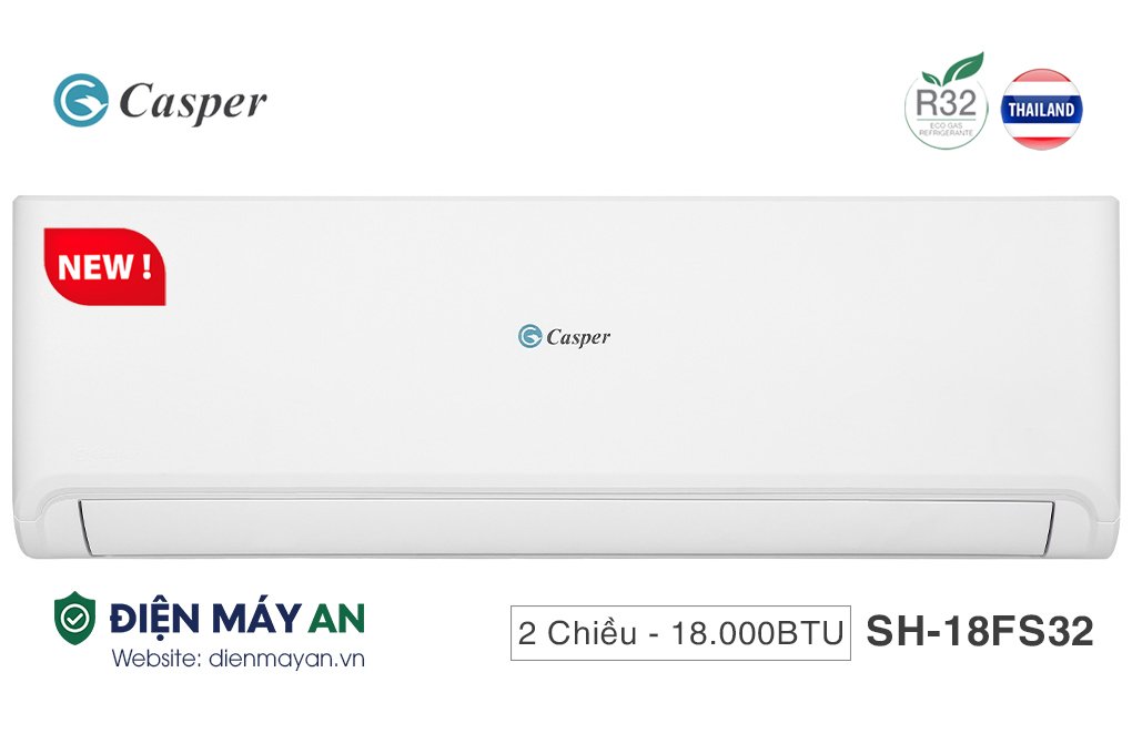 Điều Hòa Casper 18000 BTU 2 Chiều SH-18FS32