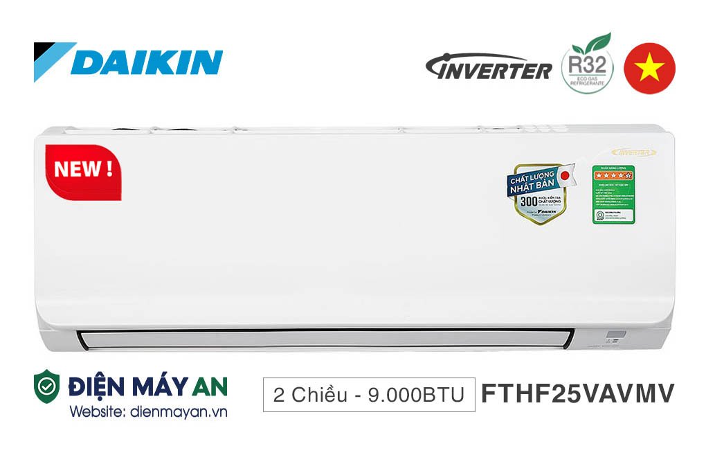 Điều Hòa Daikin Inverter 9000 BTU 2 Chiều FTHF25VAVMV