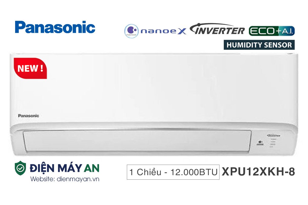 Điều Hòa Panasonic 12000BTU 1 Chiều Inverter XPU12XKH-8