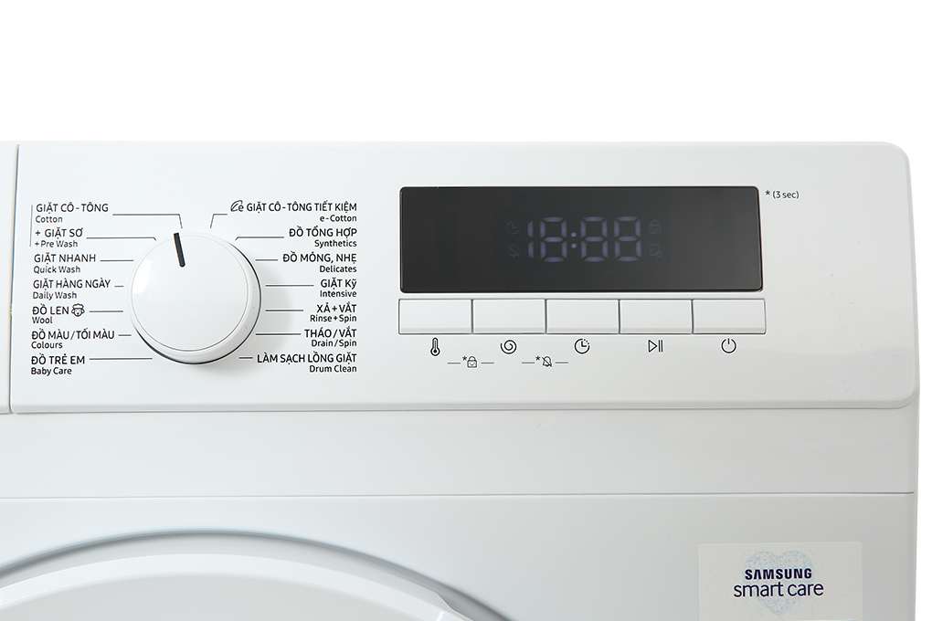 Máy Giặt Cửa Trước Samsung Inverter 8kg WW80T3020WW/SV