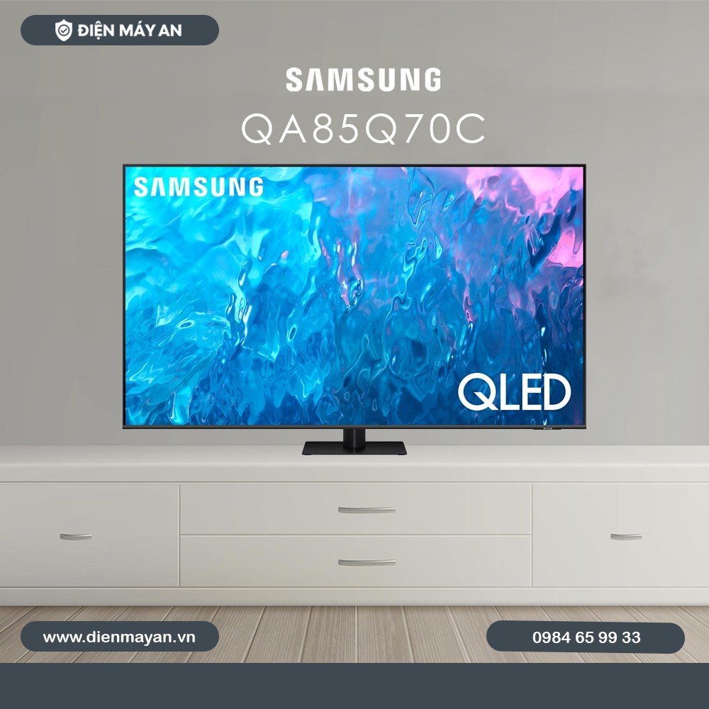 Smart Tivi QLED 4K 85 Inch Samsung QA85Q70C - Chính Hãng