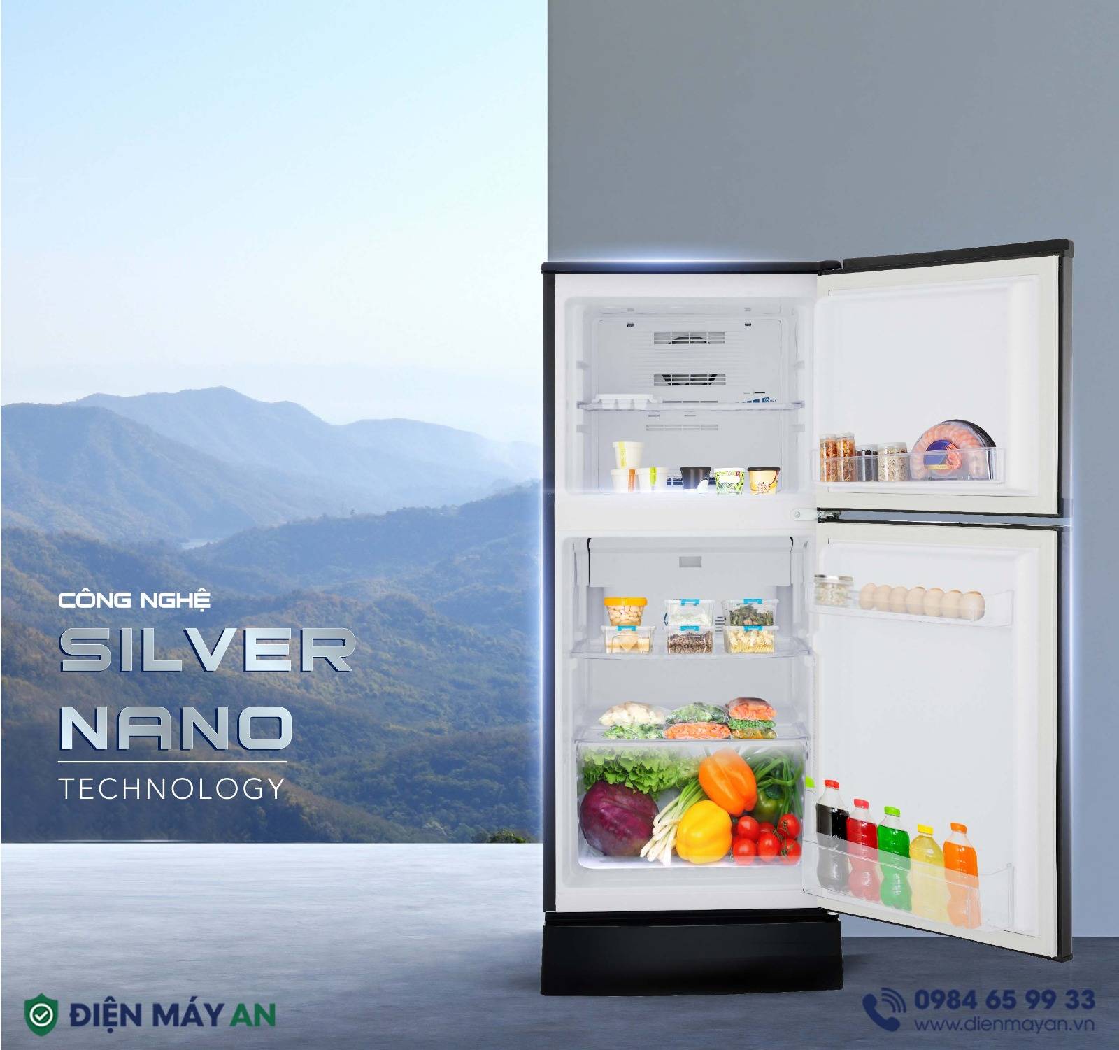 Tủ Lạnh Funiki 120 Lít FR-125CI.1 - công nghệ kháng khuẩn, khử mùi