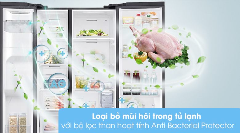 Tủ Lạnh Family Hub Samsung Inverter 616 Lít RS64T5F01B4/SV