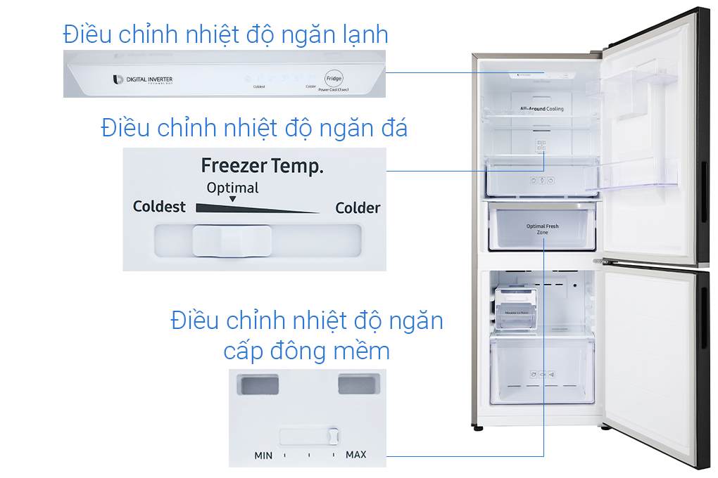 Tủ Lạnh Samsung Inverter 276 Lít RB27N4170BU/SV