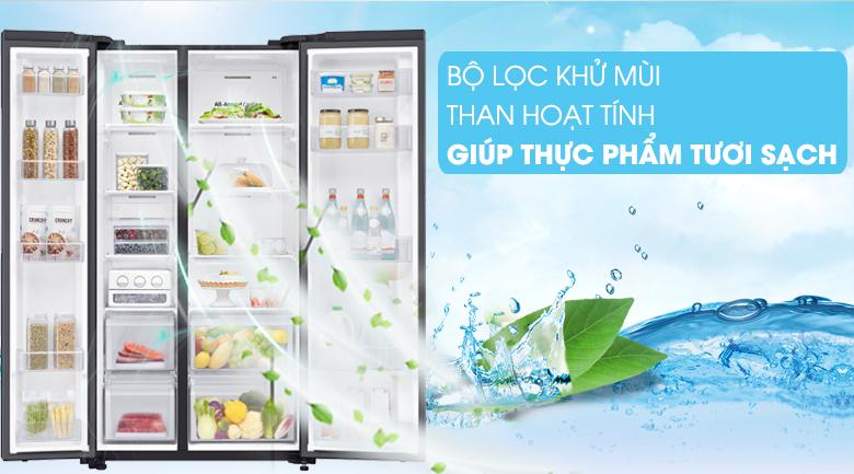 Tủ Lạnh Side By Side Samsung Inverter 655 Lít RS62R5001B4/SV