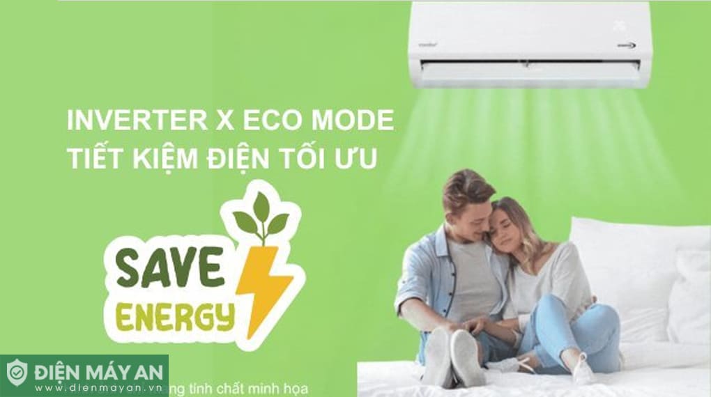 Điều Hoà Comfee Inverter 9000 BTU 1 Chiều CFS-10VAFF-V