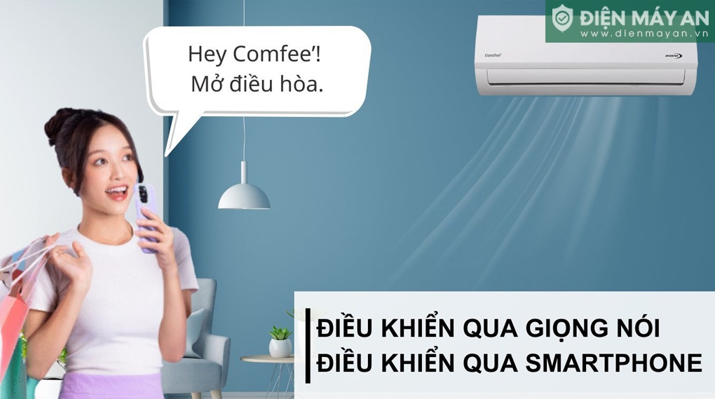 Điều Hoà Comfee Inverter 18000 BTU 1 Chiều CFS-18VAFF-V