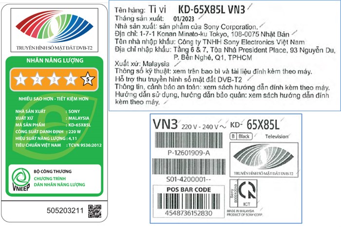 Google Tivi Sony 4K 65 Inch KD-65X85L