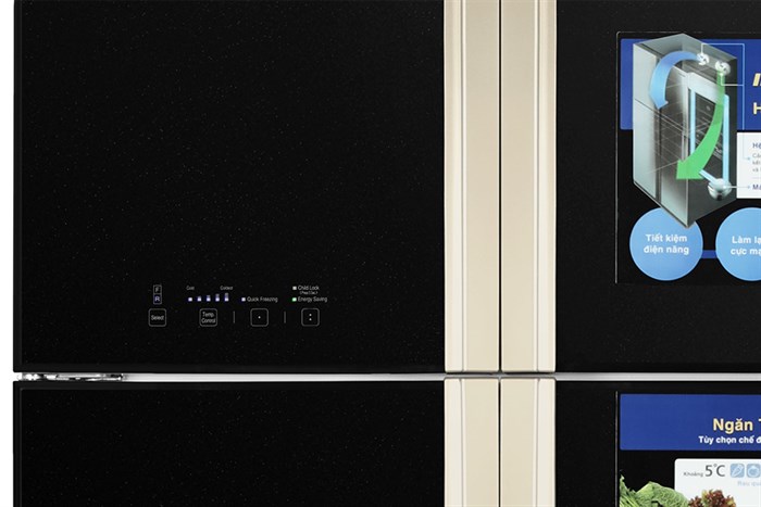 Tủ Lạnh Multi Door Hitachi Inverter 509 Lít R-FW650PGV8 GBK