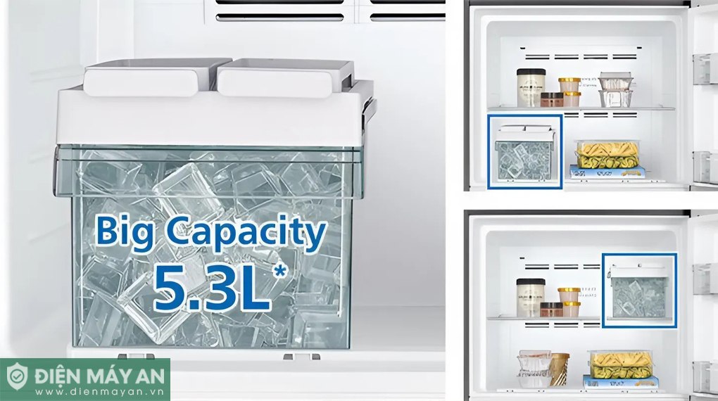 Tủ Lạnh Hitachi Inverter 406 Lít R-FVX510PGV9 MIR