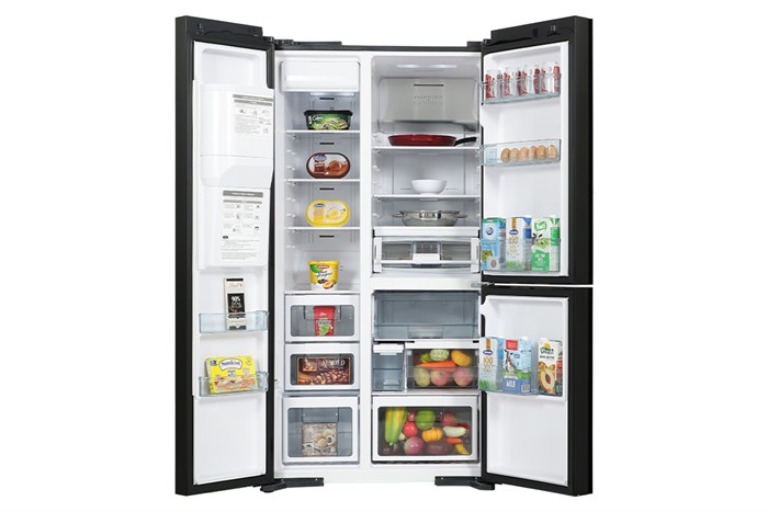 Tủ Lạnh Hitachi Inverter 569 Lít Side By Side R-MX800GVGV0 GBK
