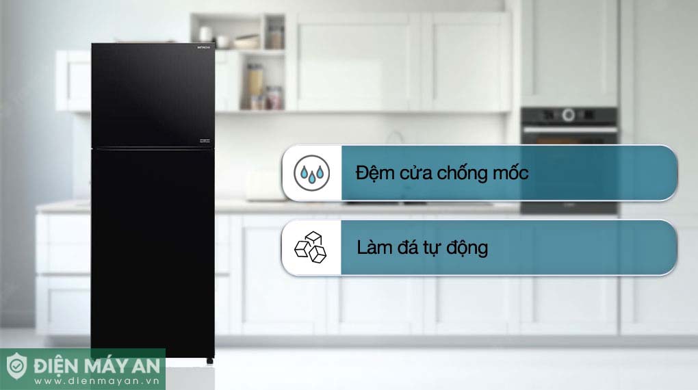 Tủ Lạnh Hitachi Inverter 390 Lít R-FVY510PGV0 GMG 