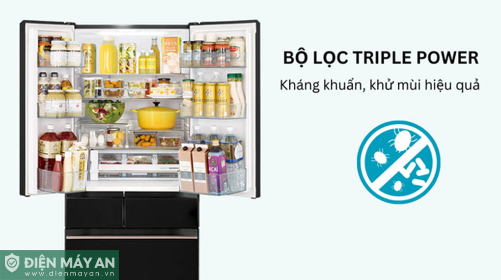 Tủ Lạnh Hitachi Inverter 540 Lít Multidoor R-HW540RV XK