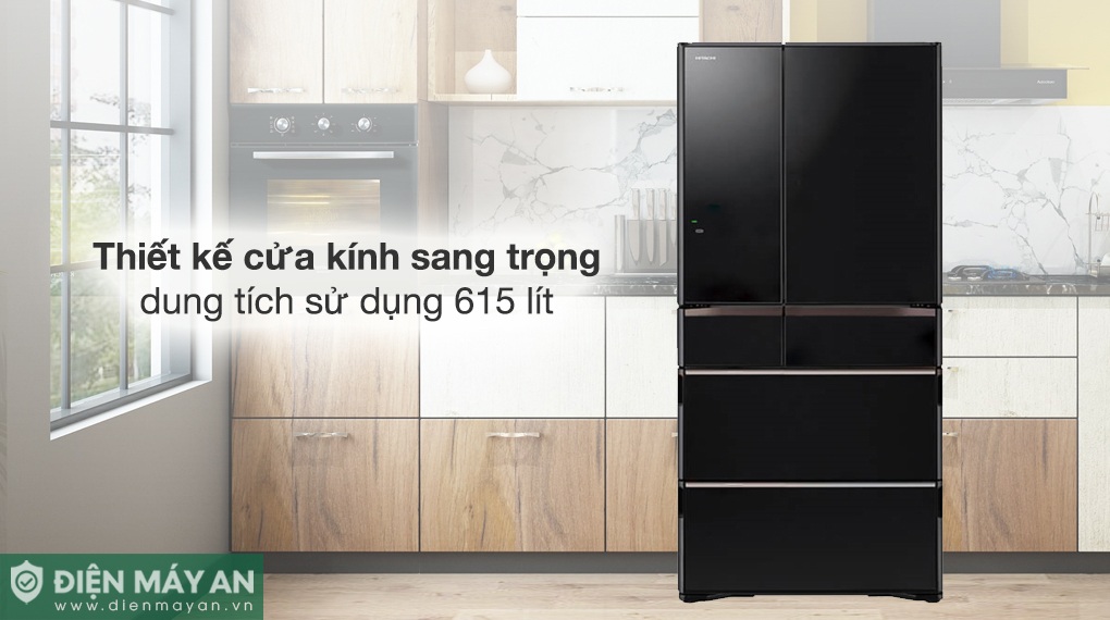 Tủ Lạnh Hitachi Inverter 615 Lít Multidoor R-WX620KV XK